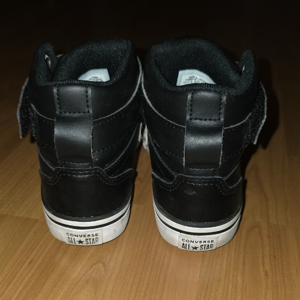 Converse Kids Black and White Star Sneakers - Picture 6 of 8